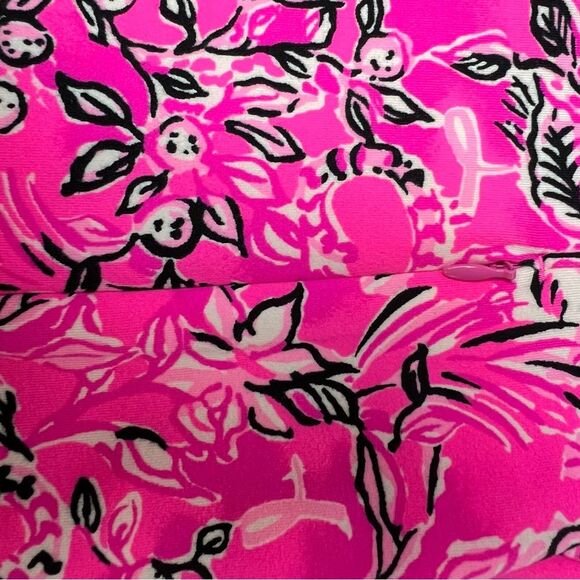 Lilly Pulitzer Serena Jacket Plumeria Pink Breast Cancer Purrposefully Pink S - Picture 9 of 14